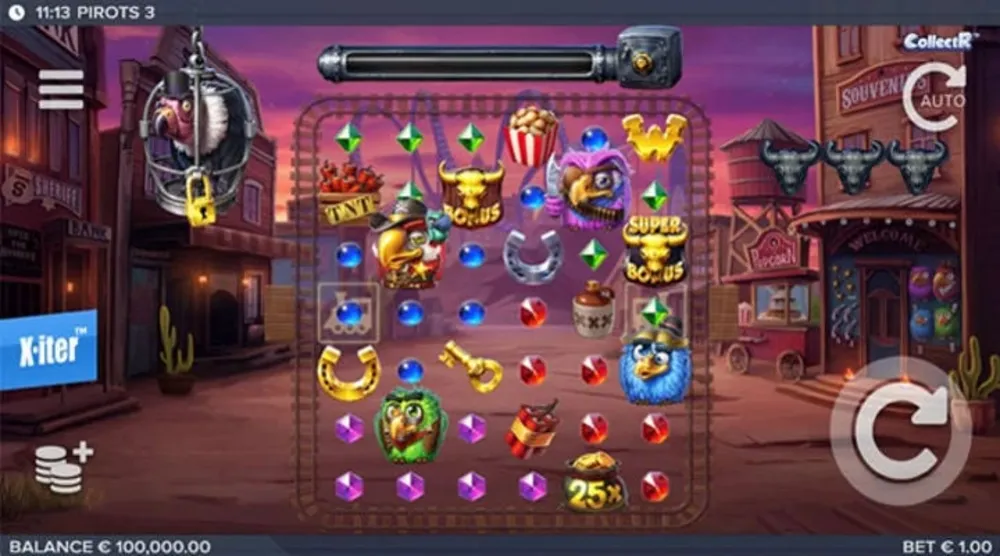 Pirots 3 gameplay